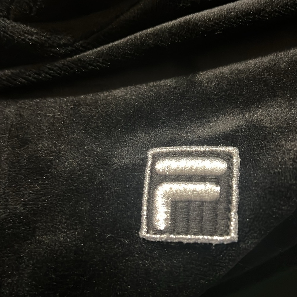 Fila Women's Laurent Velour half Zip Hoodie Sweatshirt - Picture 7 of 8